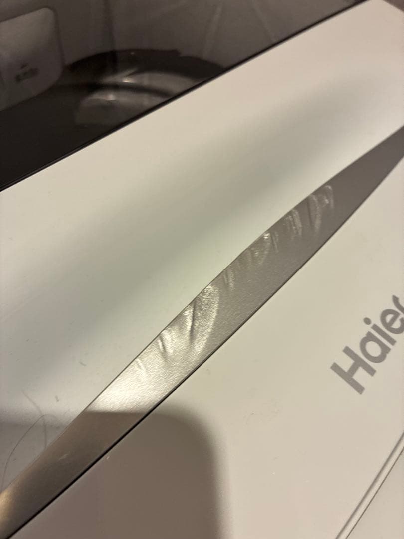 洗濯機 使用4ヶ月のみHaier JW-U55B ホワイト 白 容量 5.5㎏