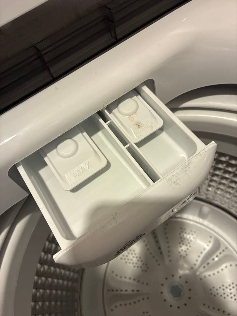 洗濯機 使用4ヶ月のみHaier JW-U55B ホワイト 白 容量 5.5㎏