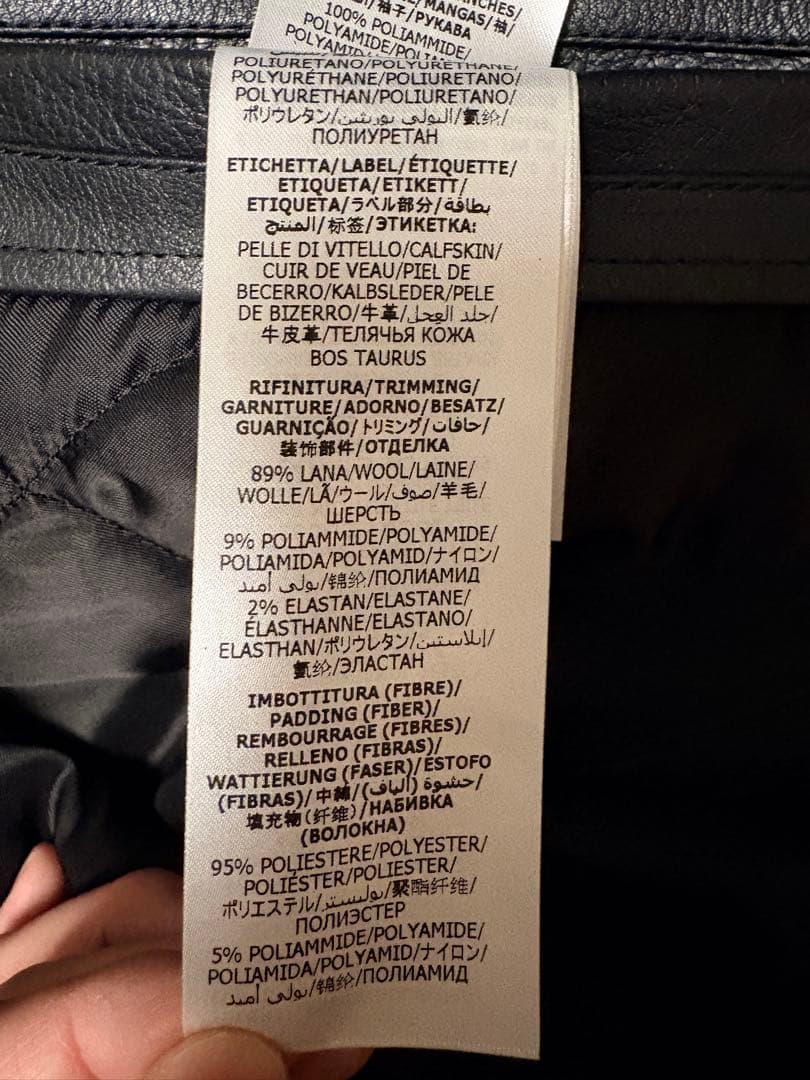 【極美品】Alexander McQueen レザージャケット