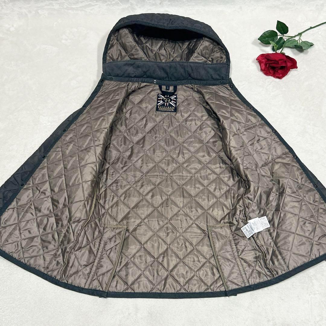 新品同様✨　ラベンハム　lavenham キルティング　ジャケット　グレー　38