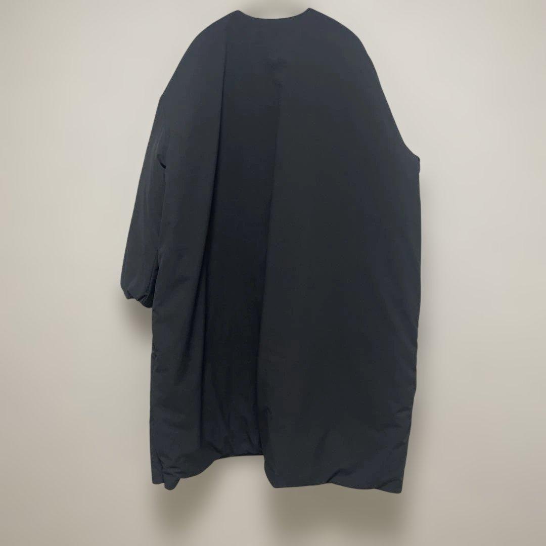 新品　完売品solamonat pocheVネックライトダウンコート　ブラック