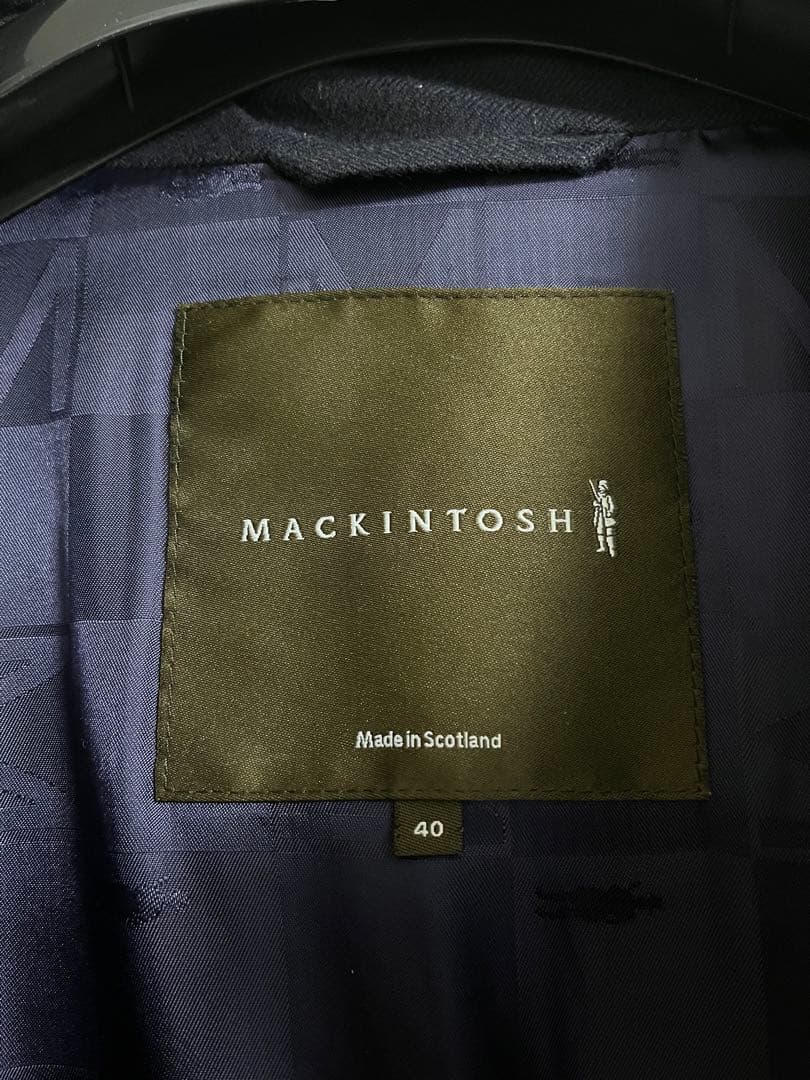 マッキントッシュ Dunkeld 英国製 コート ネイビー ロロピアーナ