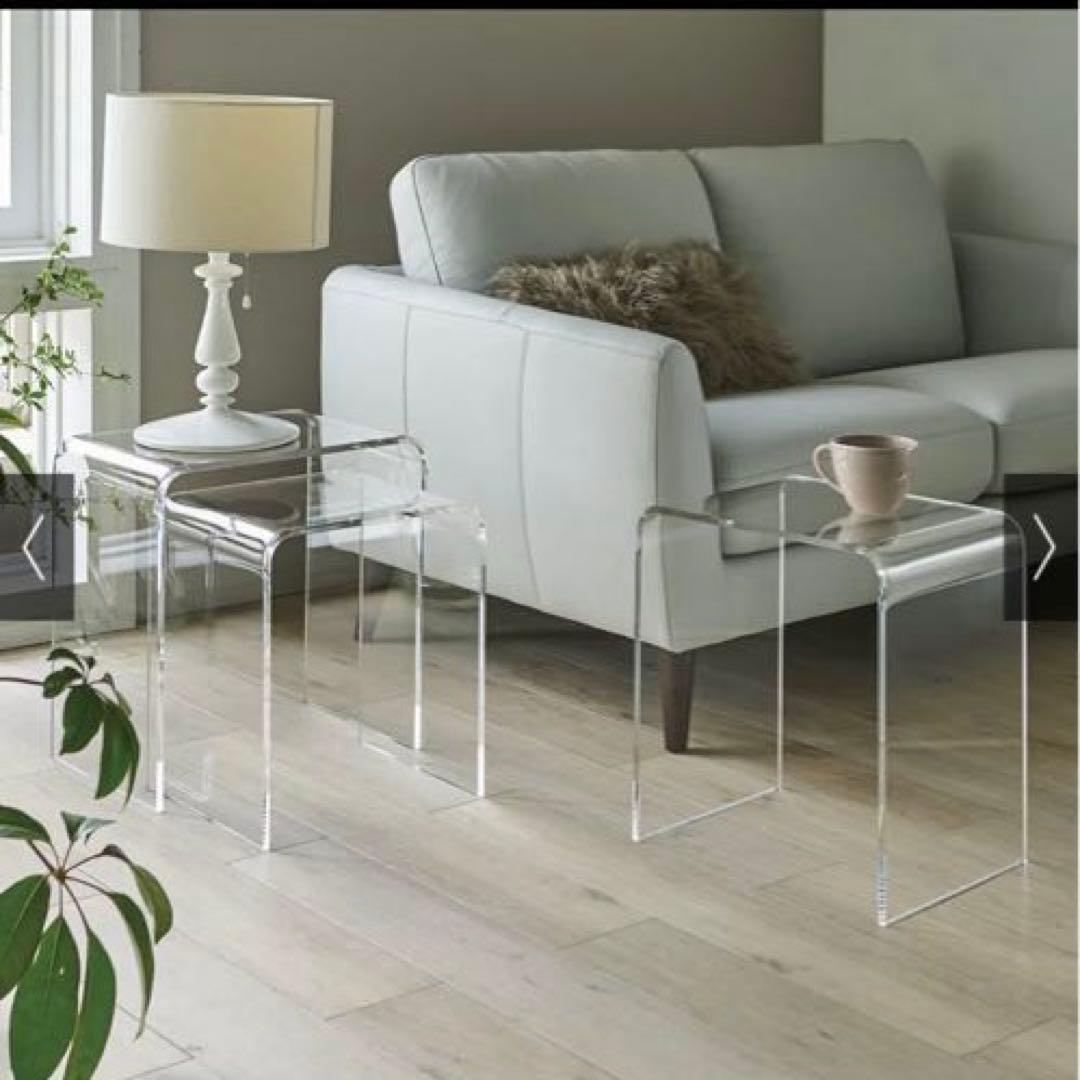 i*︎様 Gel/ジェル アクリルネストテーブル 3台セット