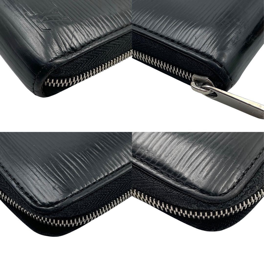 【美品】ルイヴィトン　ケース　エピ　黒　ラウンドファスナー　レザー