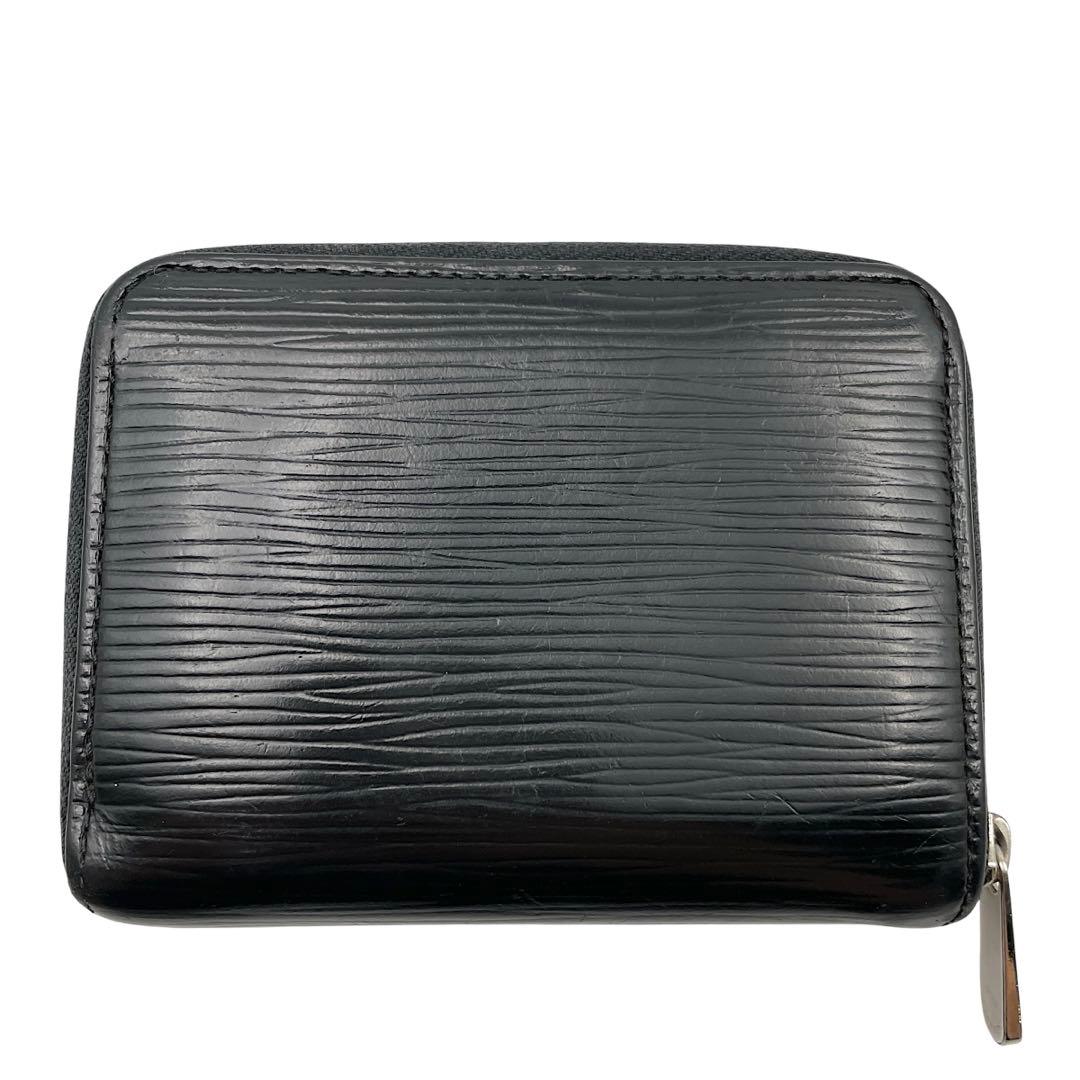 【美品】ルイヴィトン　ケース　エピ　黒　ラウンドファスナー　レザー