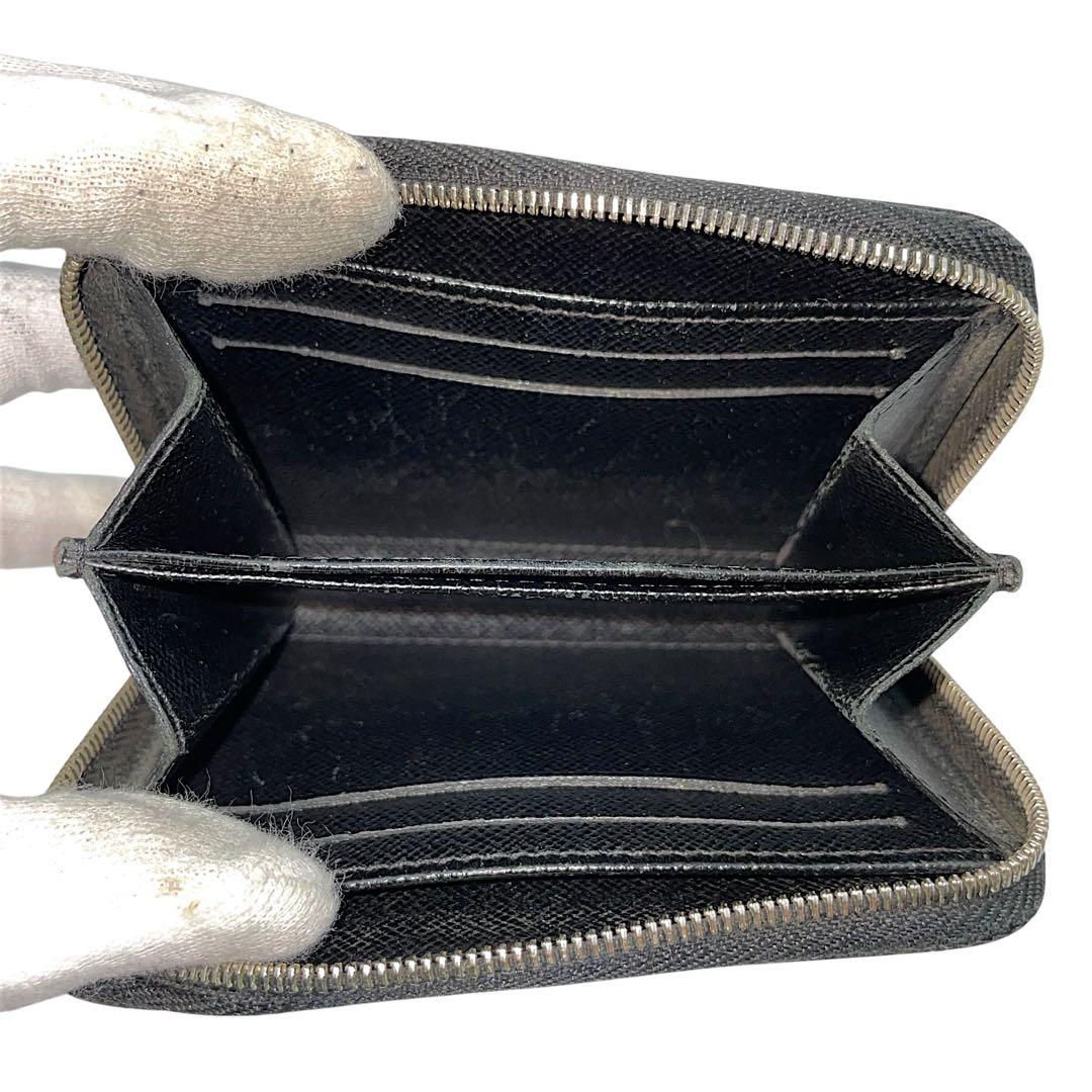 【美品】ルイヴィトン　ケース　エピ　黒　ラウンドファスナー　レザー