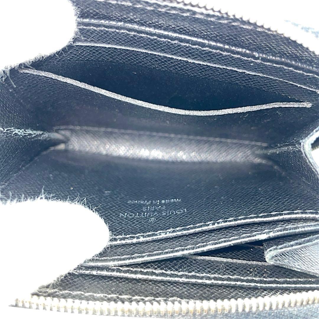 【美品】ルイヴィトン　ケース　エピ　黒　ラウンドファスナー　レザー