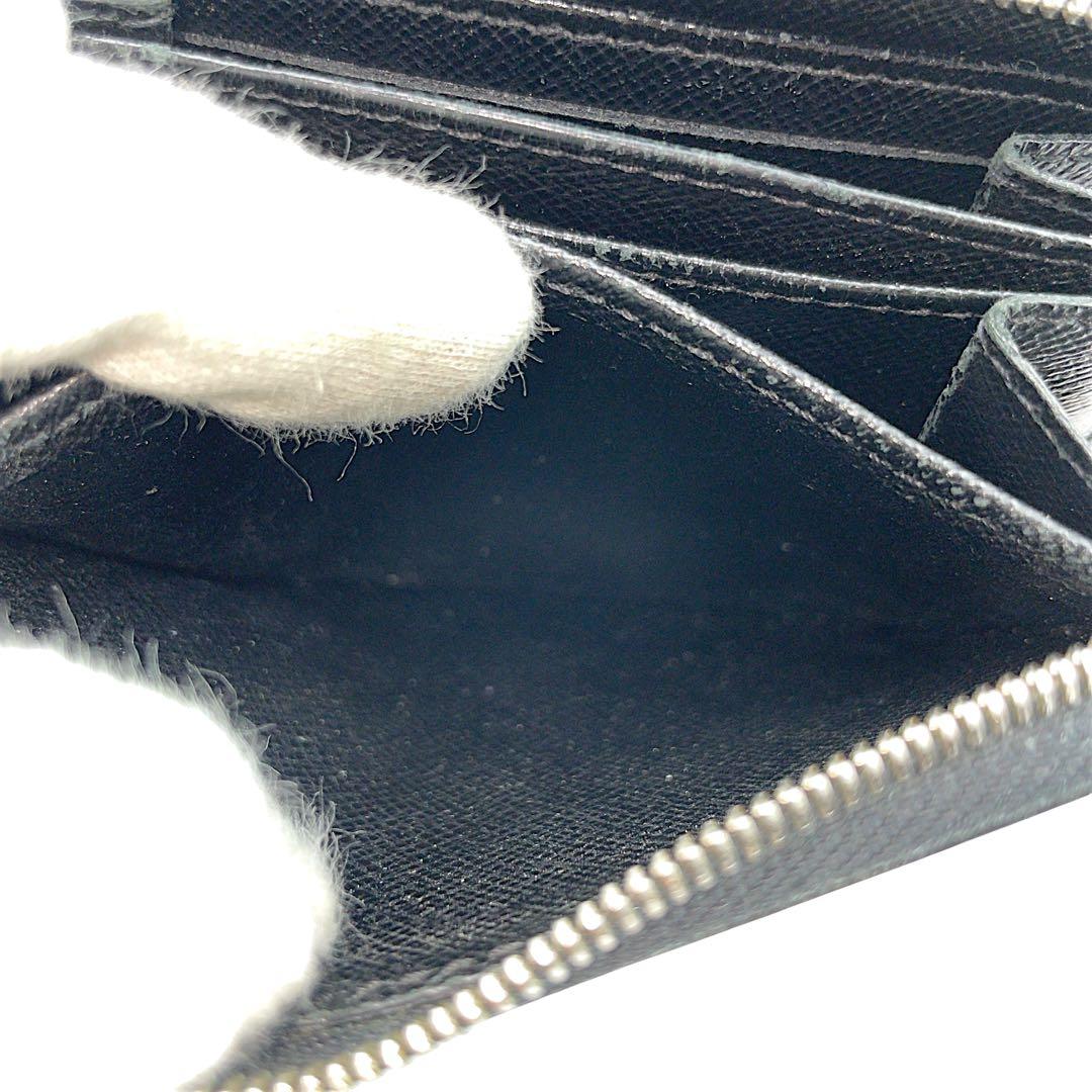 【美品】ルイヴィトン　ケース　エピ　黒　ラウンドファスナー　レザー