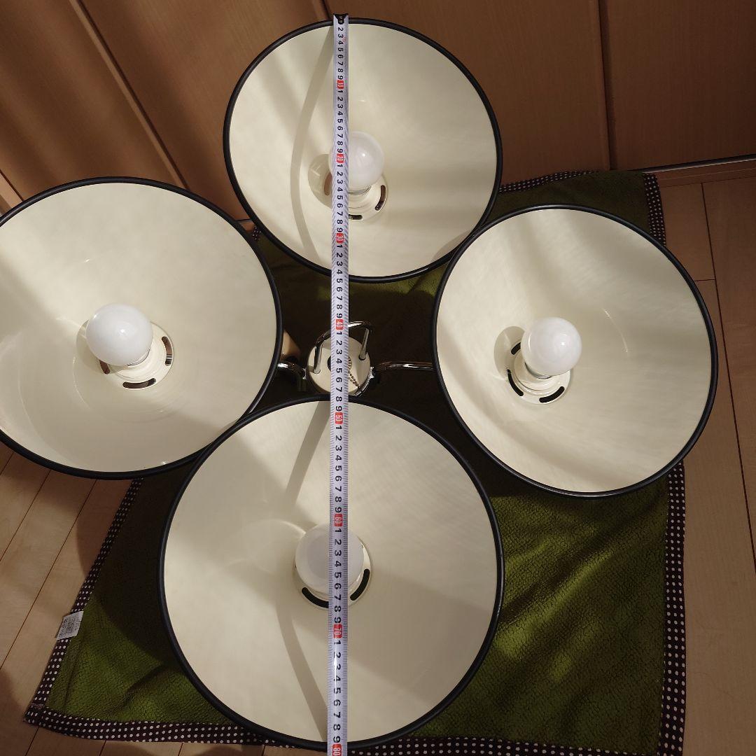 【最終価格】◆昭和レトロ◆ 松下電工　ナショナル　白熱灯 照明器具 4灯 70s