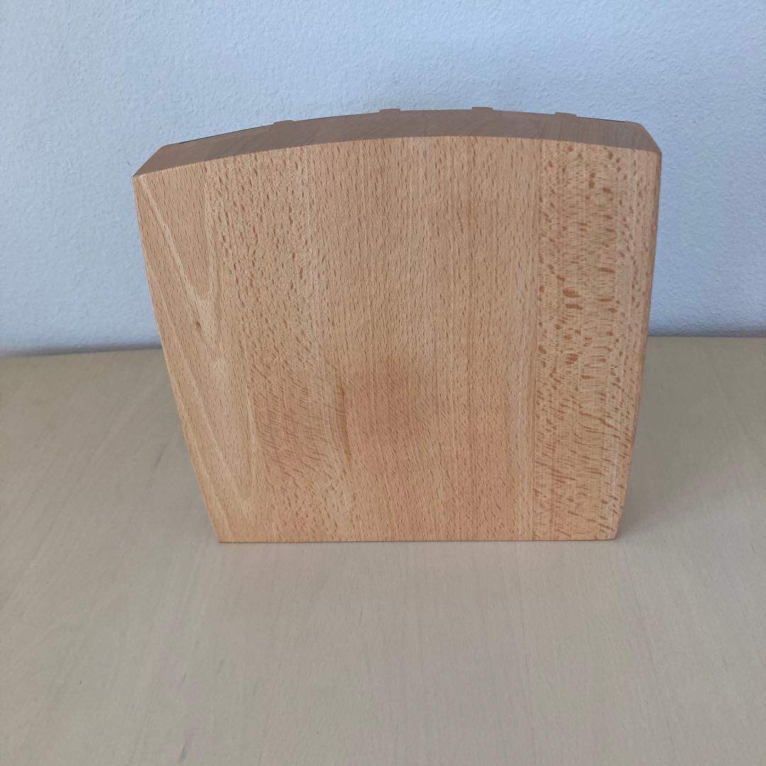 お値下げ❣️未使用ナイフブロック　ブナ材