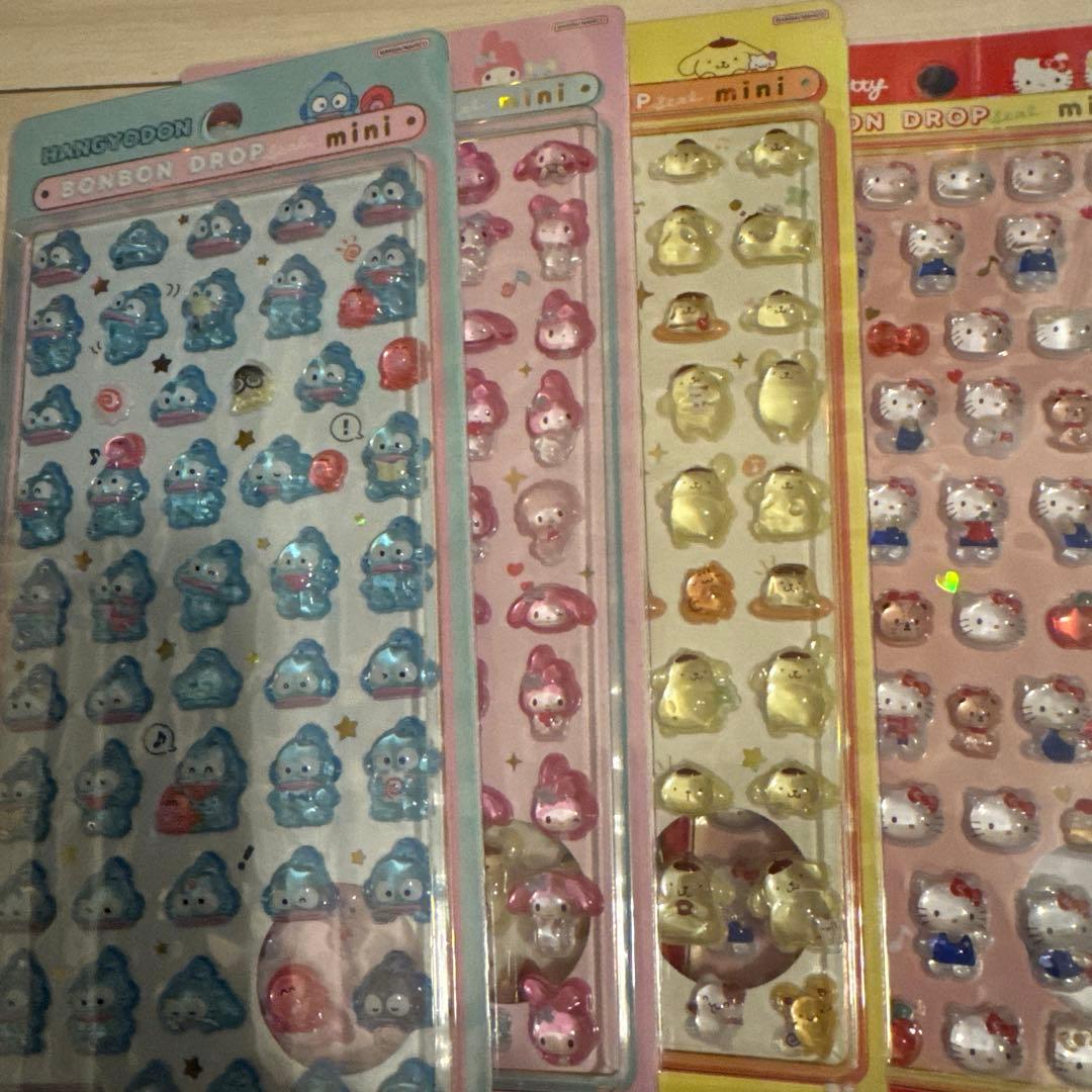 サンリオ　ボンボンドロップシール　ミニ