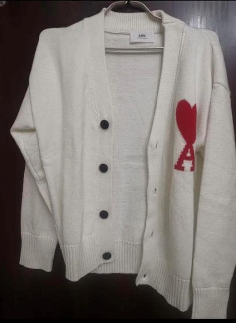 未使用AMI PARIS 男女兼用 ニットカーディガンS06