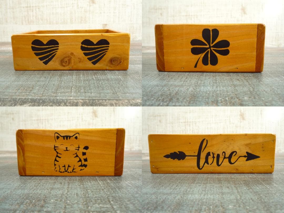 ♥️予約品⭐親子柴犬デザインの3段ラック♥️ナチュラルカラー⭐--179