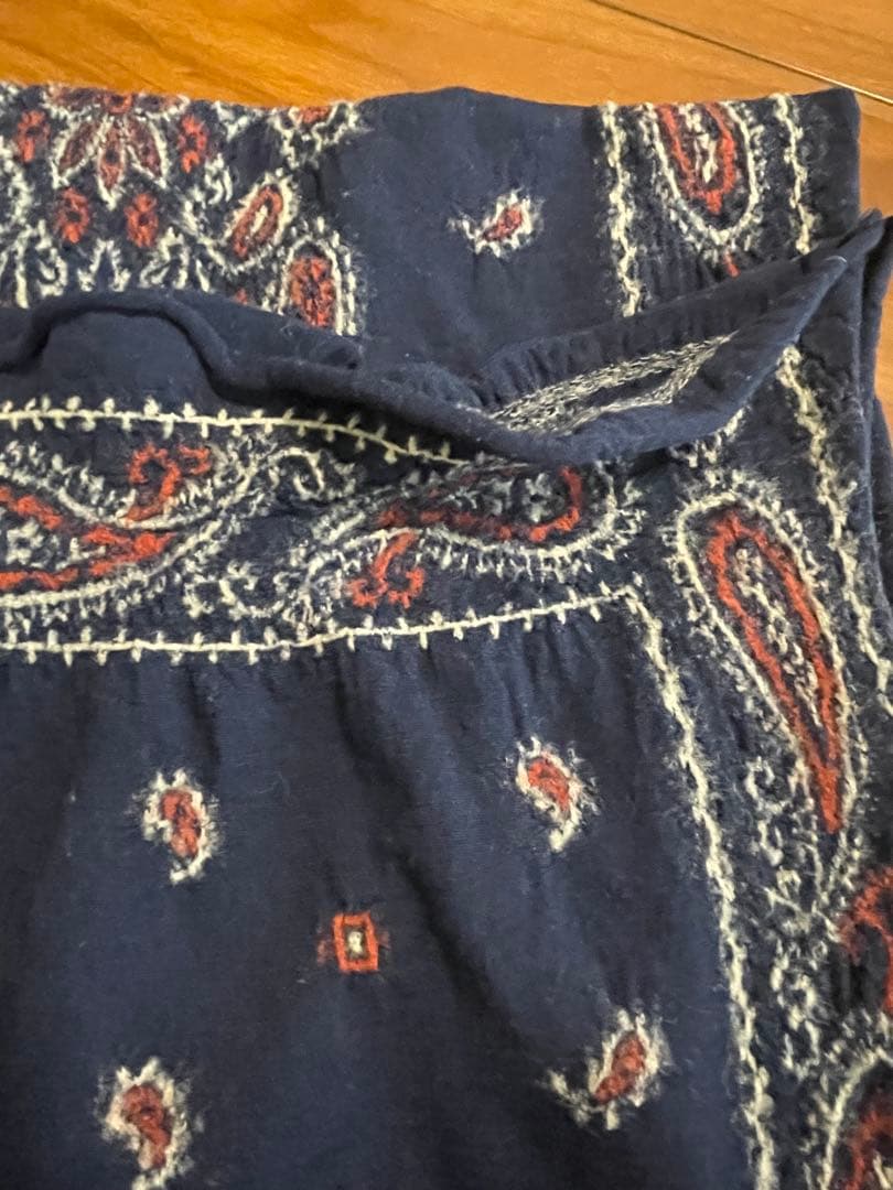 KAPITALキャピタル ペイズリー柄 マフラー ストール