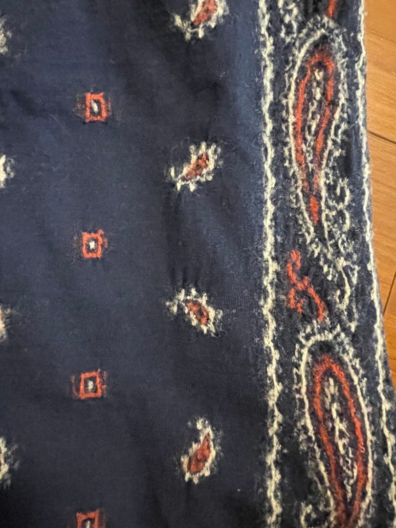 KAPITALキャピタル ペイズリー柄 マフラー ストール