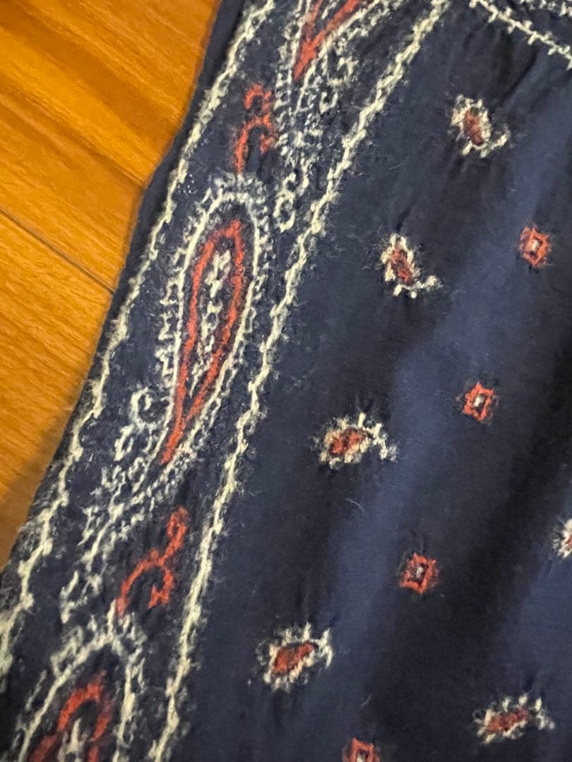 KAPITALキャピタル ペイズリー柄 マフラー ストール