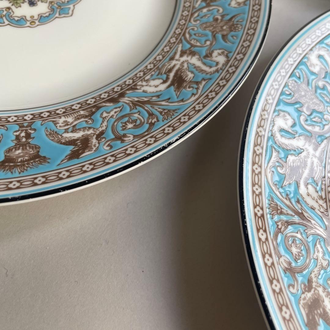 ウェッジウッド フロレンティーン ターコイズ プレート ２０.５cm ２枚