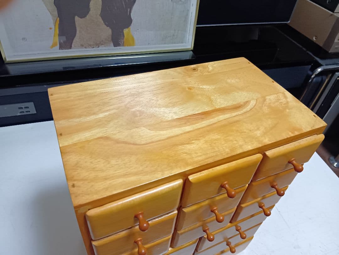 希少　北欧　ナチュラル　シンプル　モダン　メープル　無垢材　小引き出し