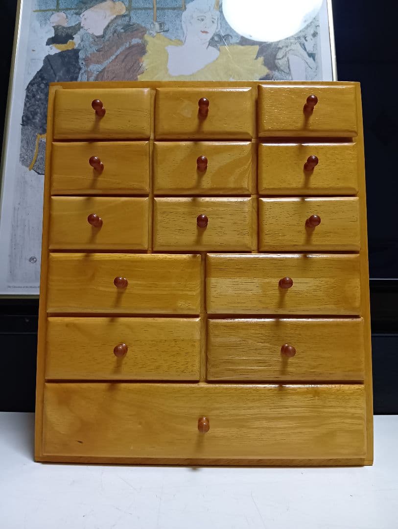 希少　北欧　ナチュラル　シンプル　モダン　メープル　無垢材　小引き出し