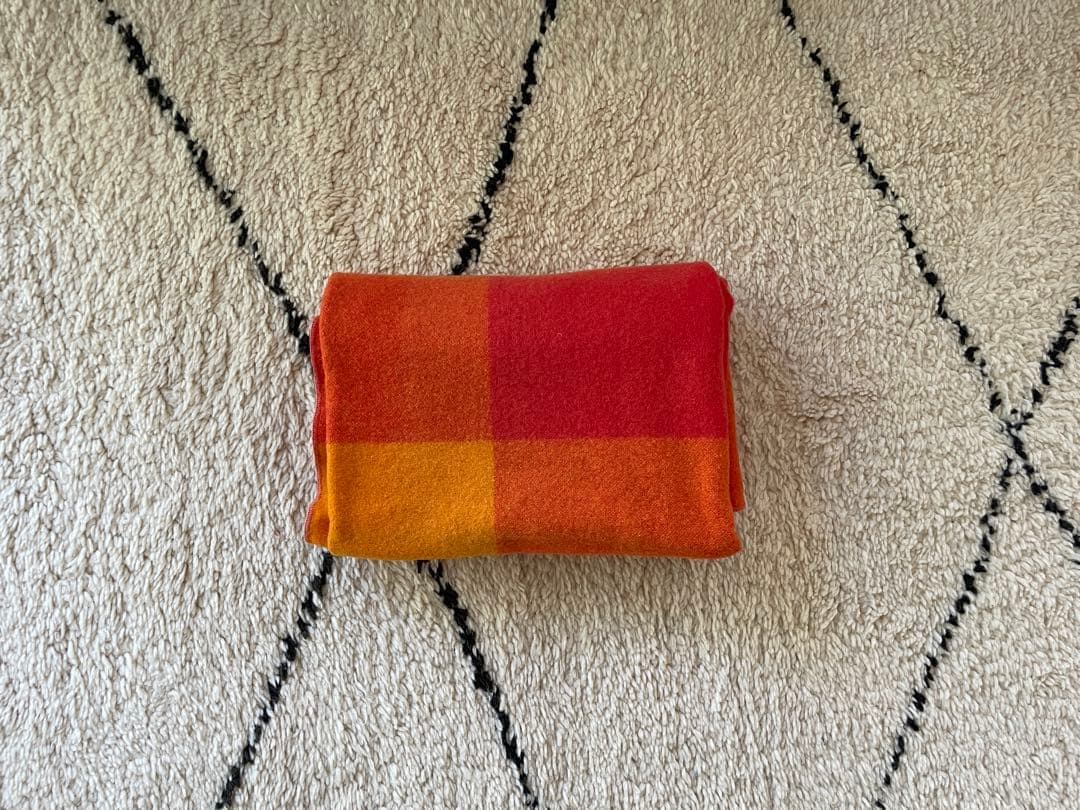 ヴィンテージ　ブラニフ航空　オリジナルブランケット　イームズ　ハーマンミラー