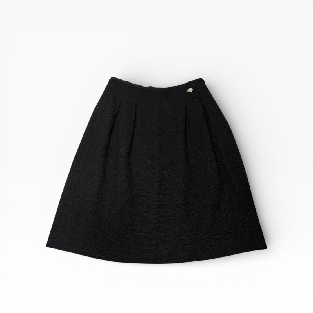 FOXEY フォクシー スカート フレア　秋冬　黒　膝丈　40 L