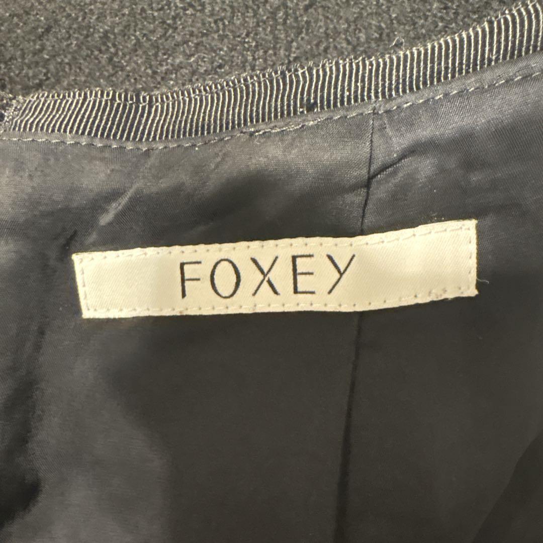 FOXEY フォクシー スカート フレア　秋冬　黒　膝丈　40 L