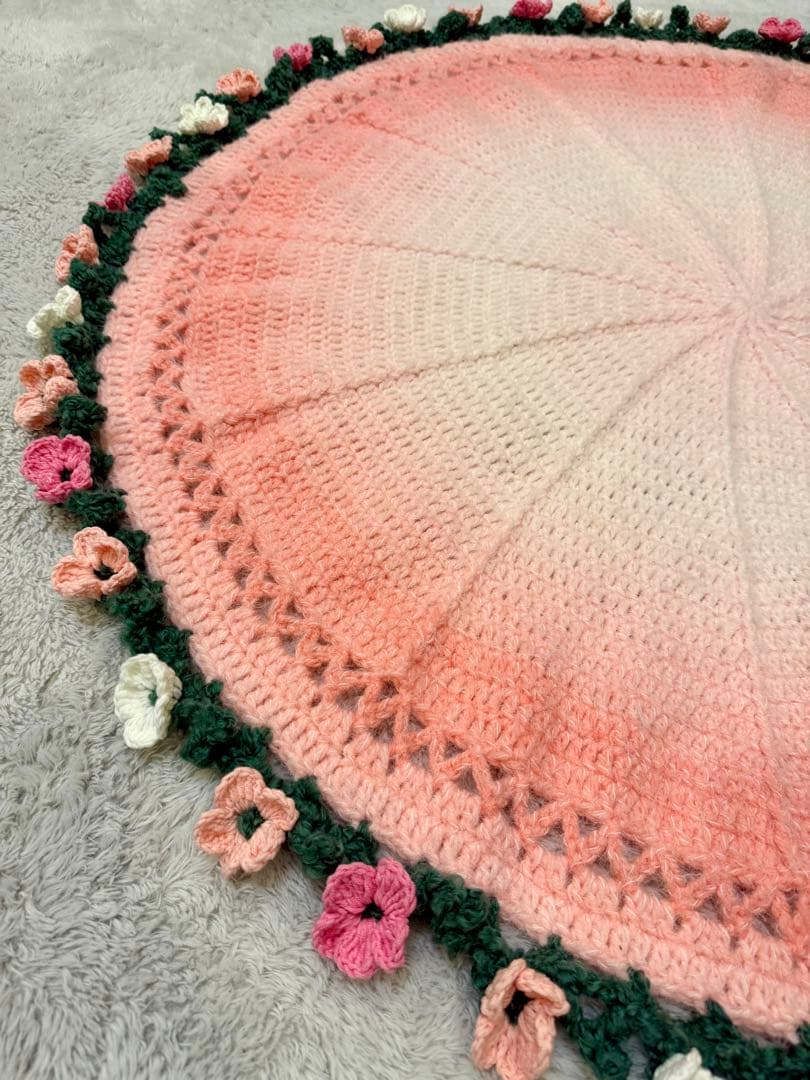 花束ブランケット 90-100㎝ ピンクグラデーション ブーケブランケット