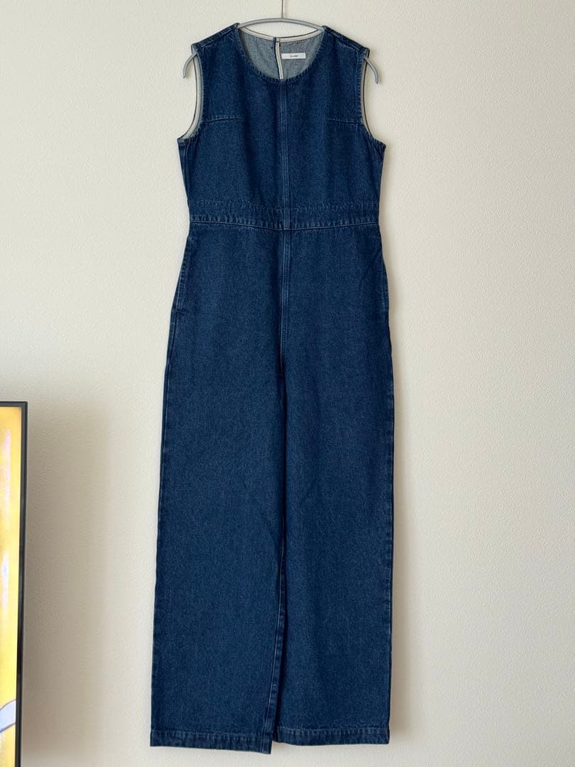 【なあ】BACK OPEN DENIM ALL IN ONE