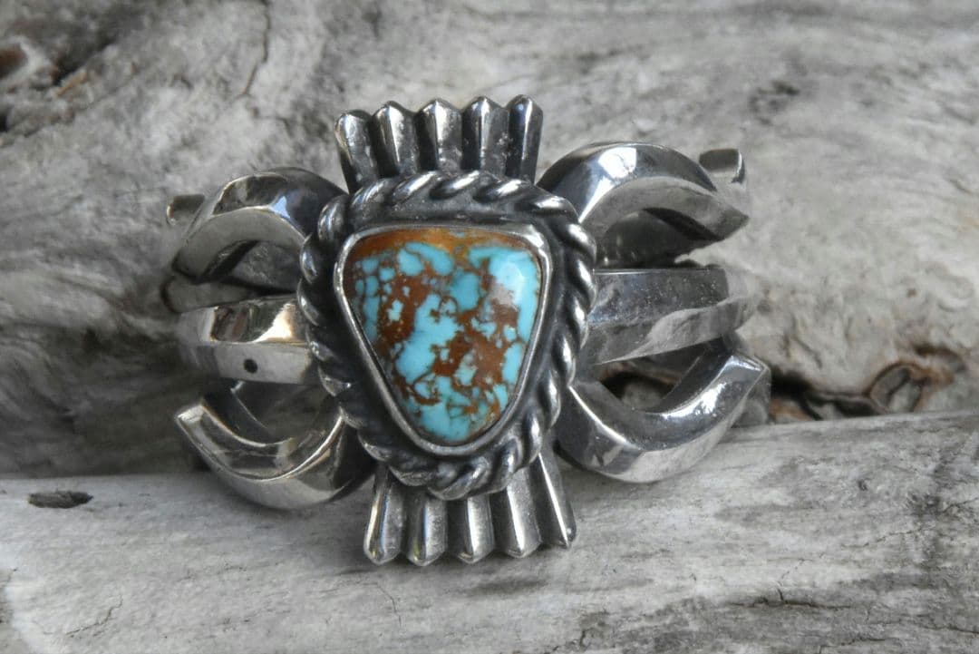 パイロットマウンテン　ナチュラル　ターコイズリング　20号