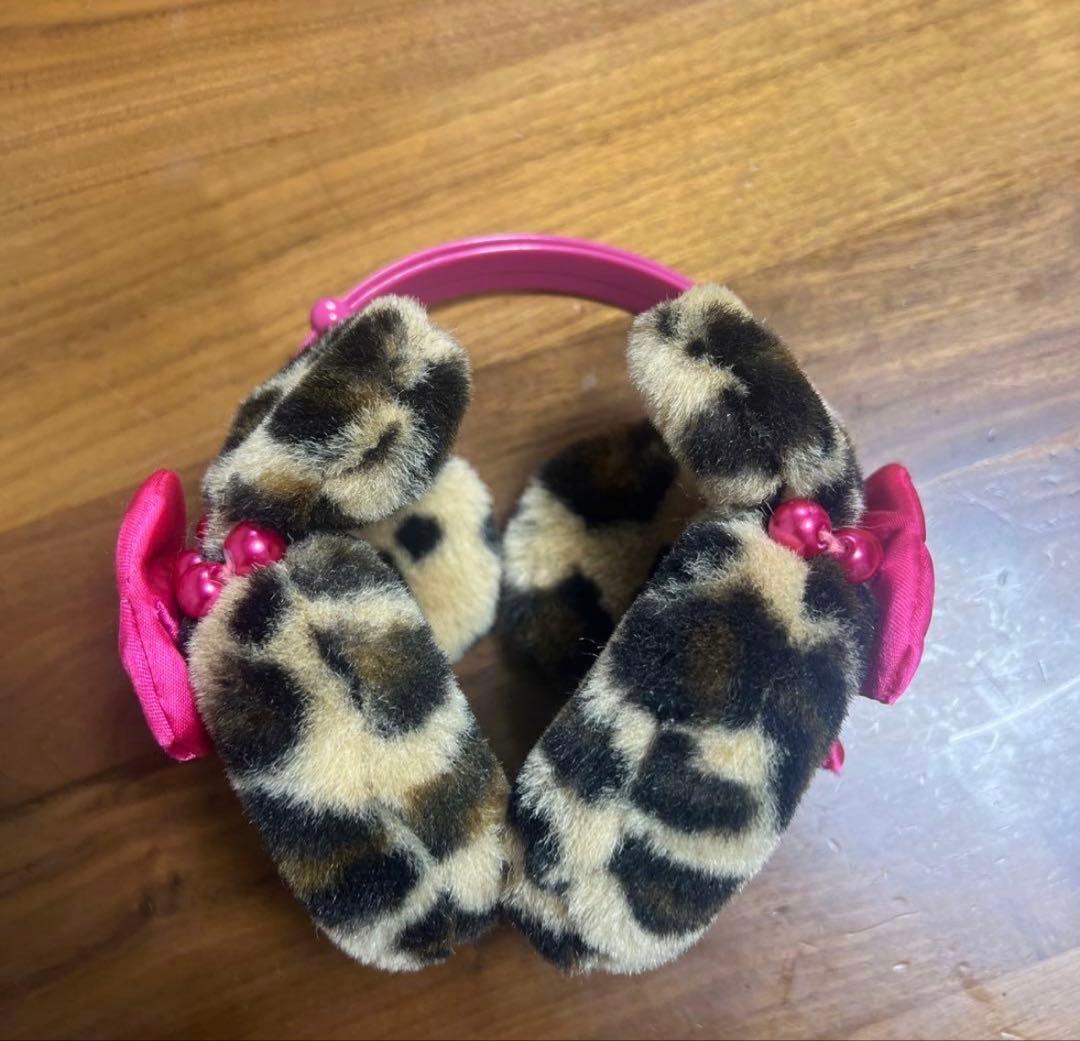 ヒョウ柄 イヤーマフ