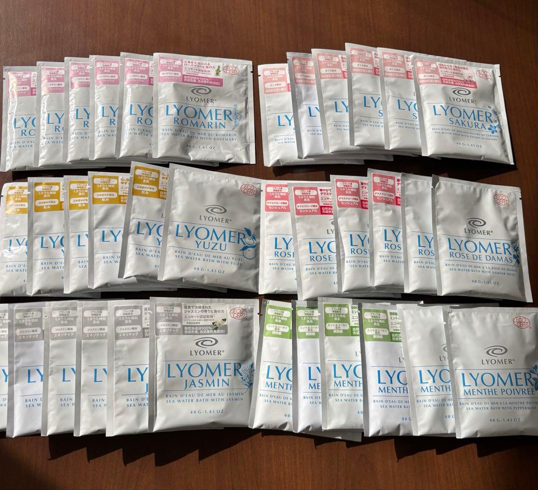 【新品】リヨメールLYOMER 入浴剤 さまざまな香り36点セット