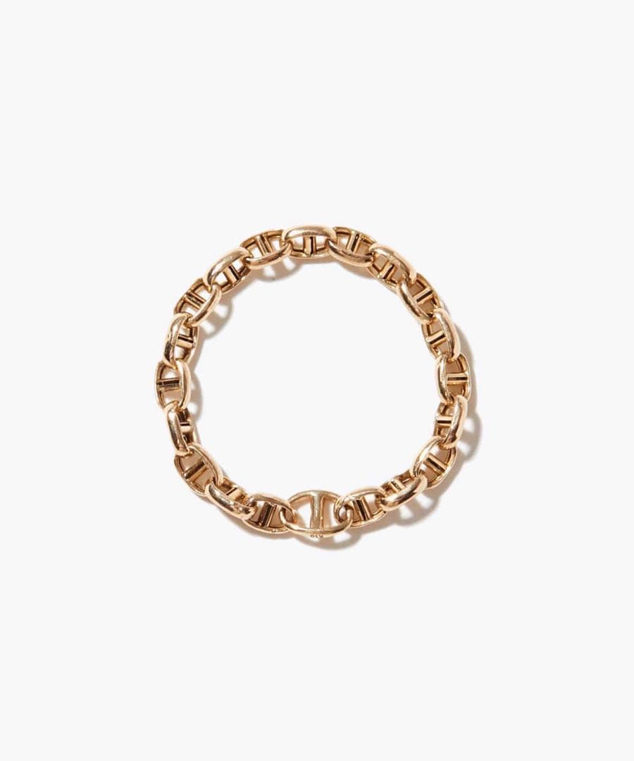 【ARTIDA OUD】 K10ホロウマリナーリンクチェーンリング