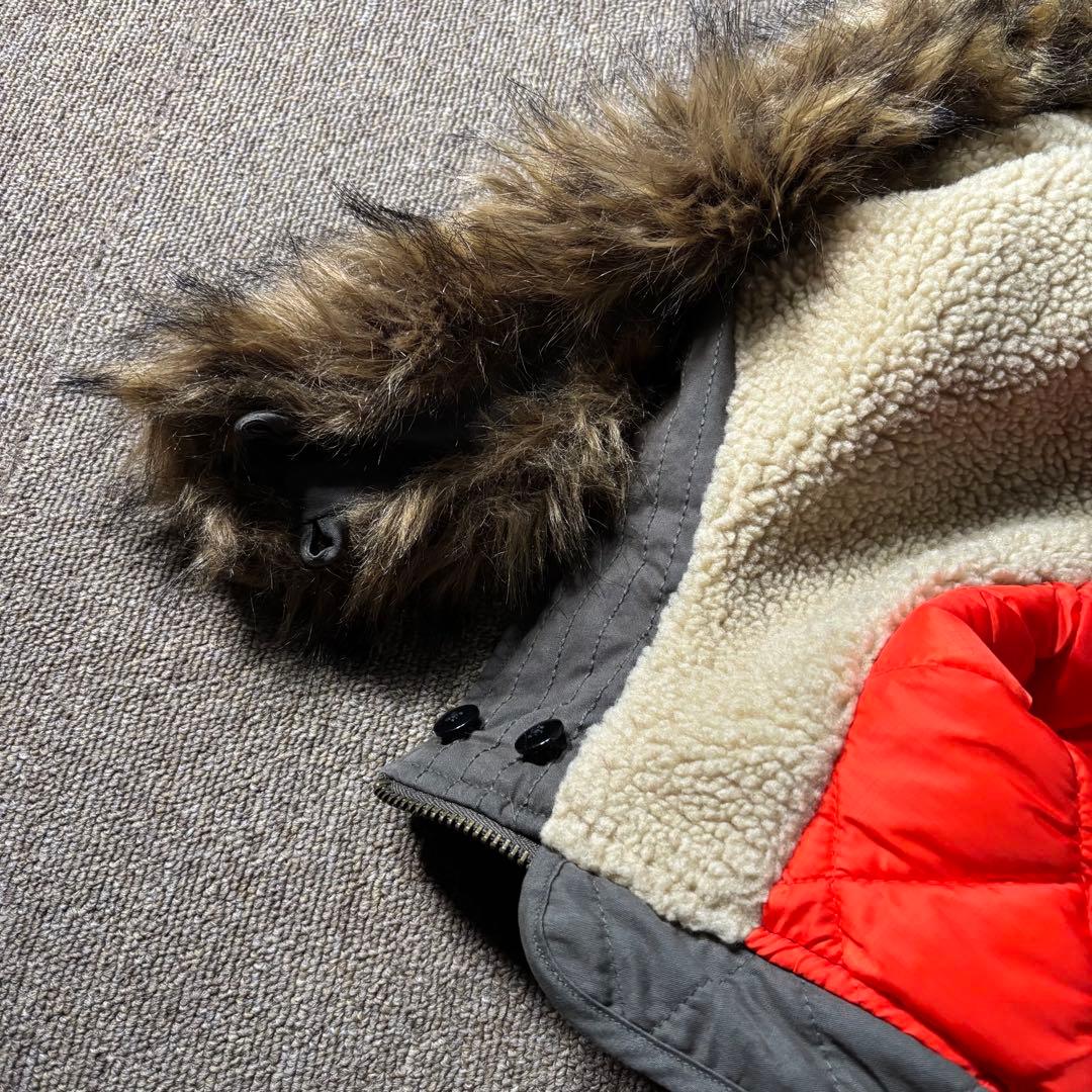 OLD GAP 短丈 ファー ミリタリー ジャケット フード N2B