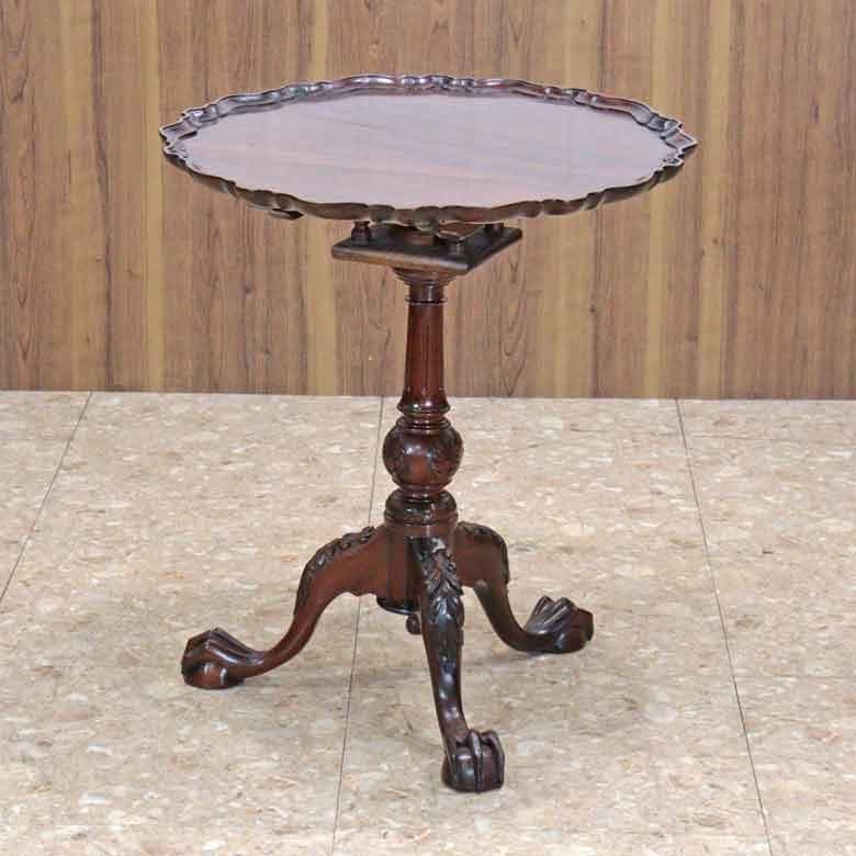 ティルトトップテーブル ヴィンテージ イギリス ラウンドテーブル