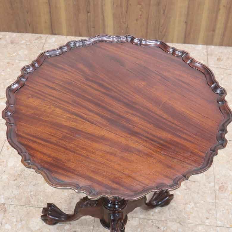 ティルトトップテーブル ヴィンテージ イギリス ラウンドテーブル