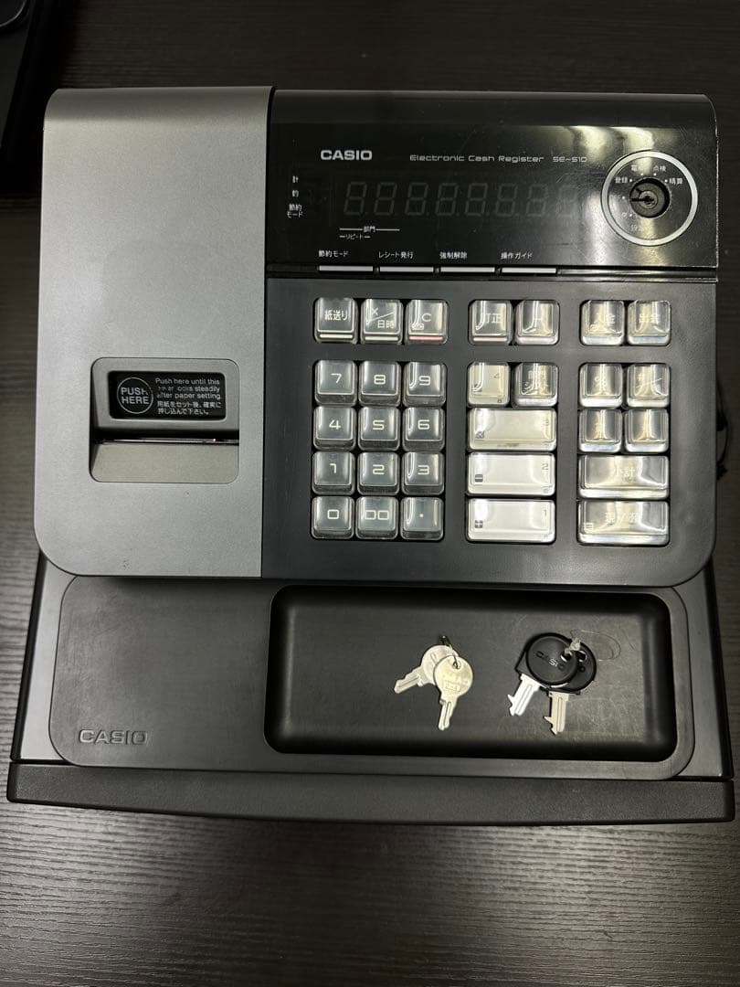 CASIO 電子レジスター SE-S10 鍵付き ジャンク