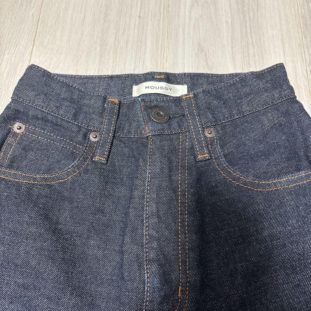 *新品*MOUSSY MVSフレアデニム ワンウォッシュ 23インチ