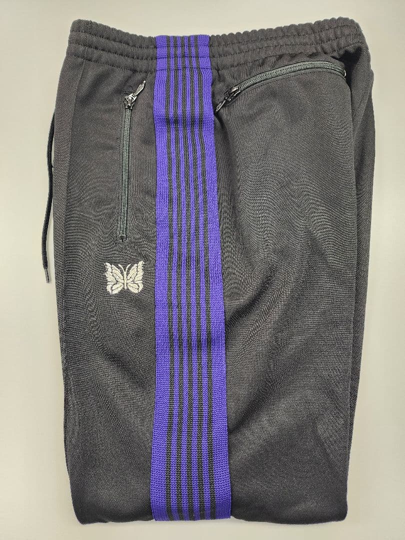 needles ニードルズ　トラックパンツ　Mサイズ　ブラック　パープル