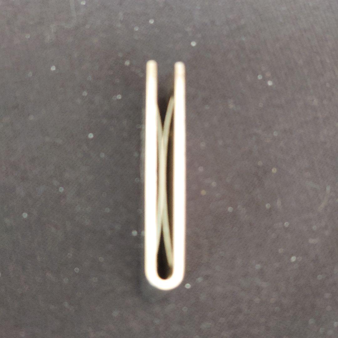 ◯良品 HERMES マネークリップ 札ばさみ エブリン シルバー AG925◯