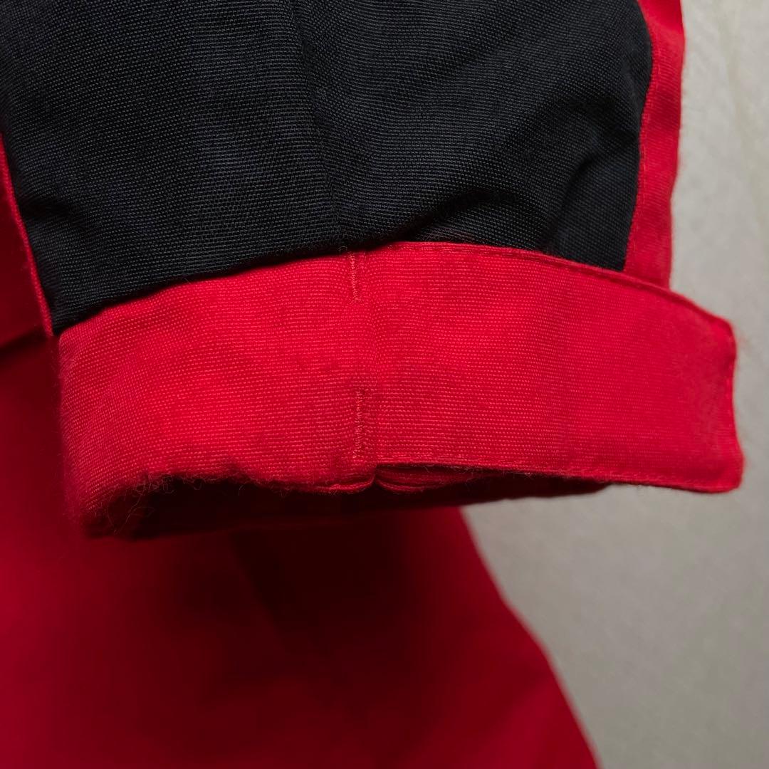 ノースフェイス ダウンジャケット レッド レディース L