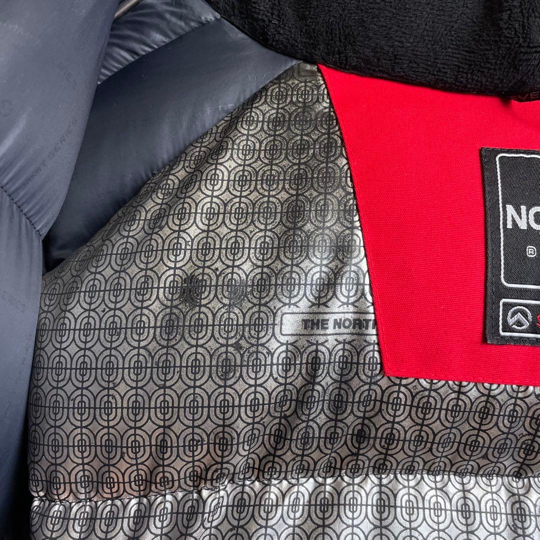 ノースフェイス ダウンジャケット レッド レディース L