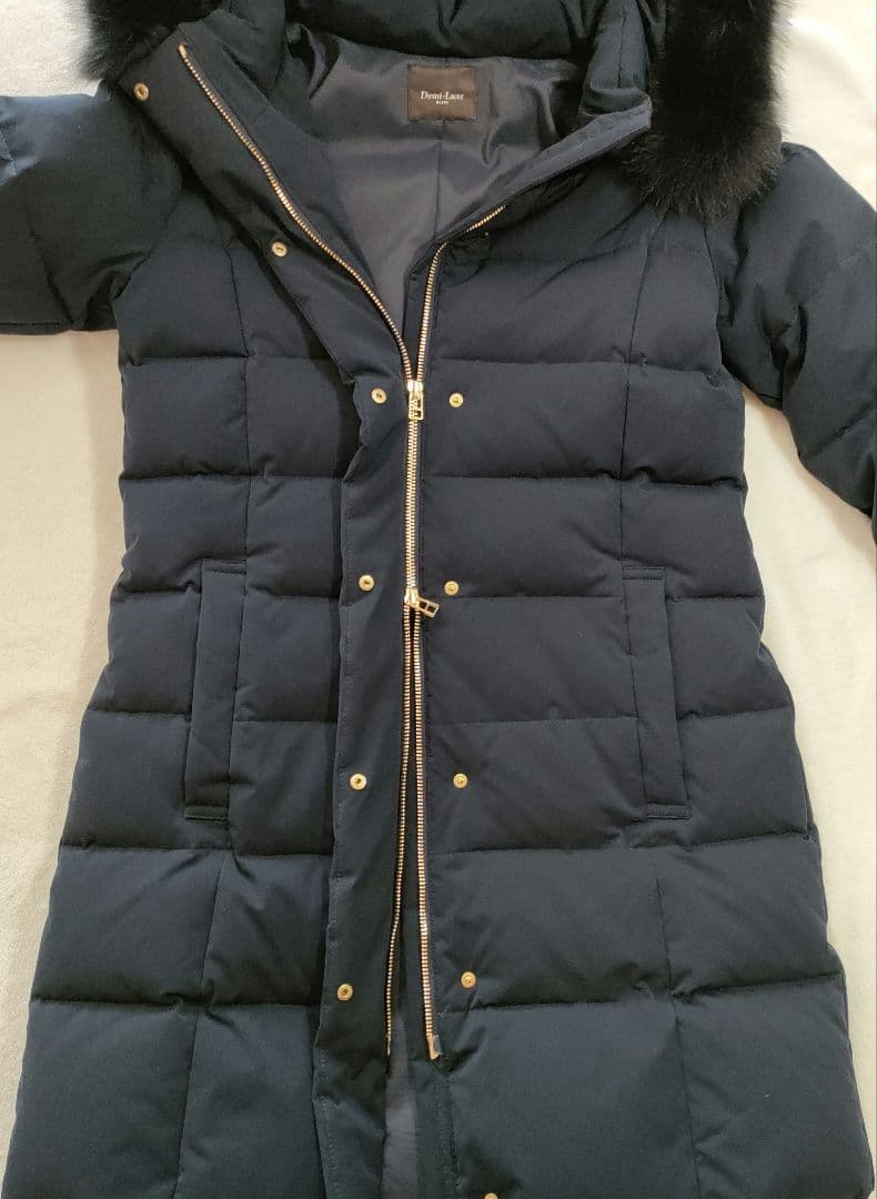 Demi-Luxe BEAMS ロングダウンジャケット フォックスファー 36