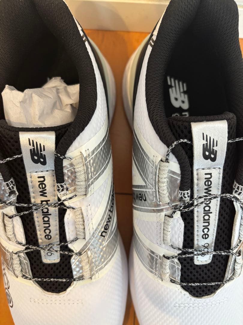 未使用‼️New Balance ゴルフシューズ 女性用 ホワイト　22.5cm