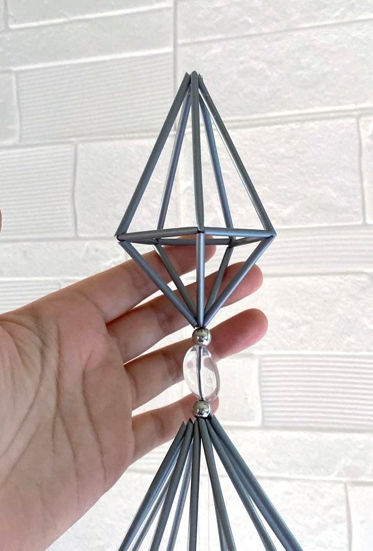 ヒンメリ✳︎シルバー✳︎スターダストメリーゴーランド✳︎大型モビール