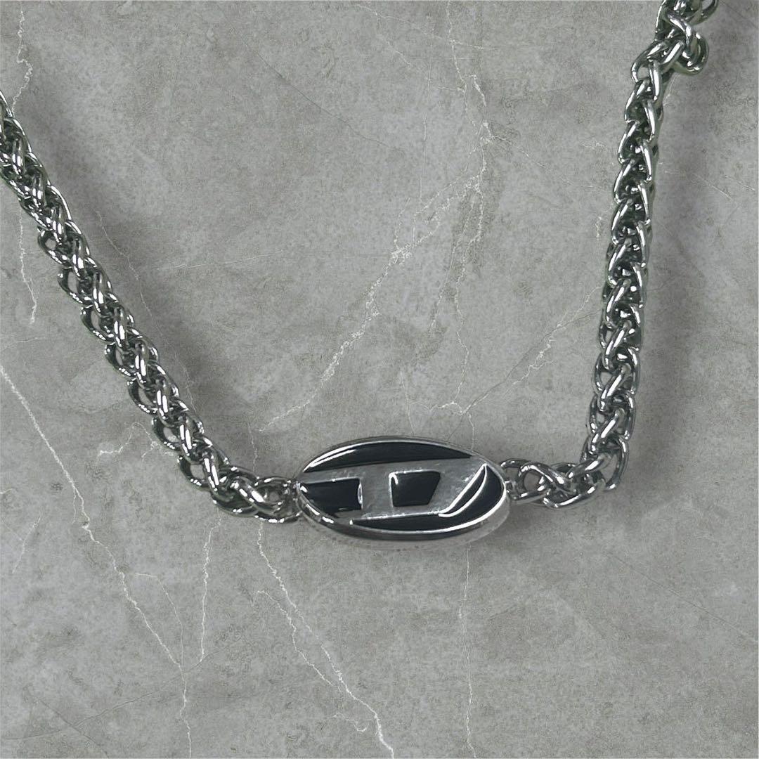 人気✨️DIESEL ディーゼル シルバーチェーン ネックレス ステンレス