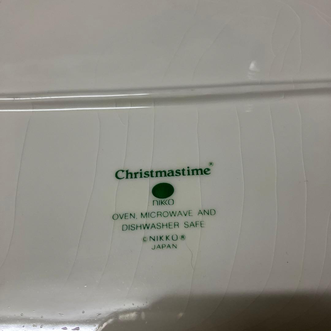 NIKKO コレクターズ食器　クリスマスツリー八角形プレート大皿★キングサイズ