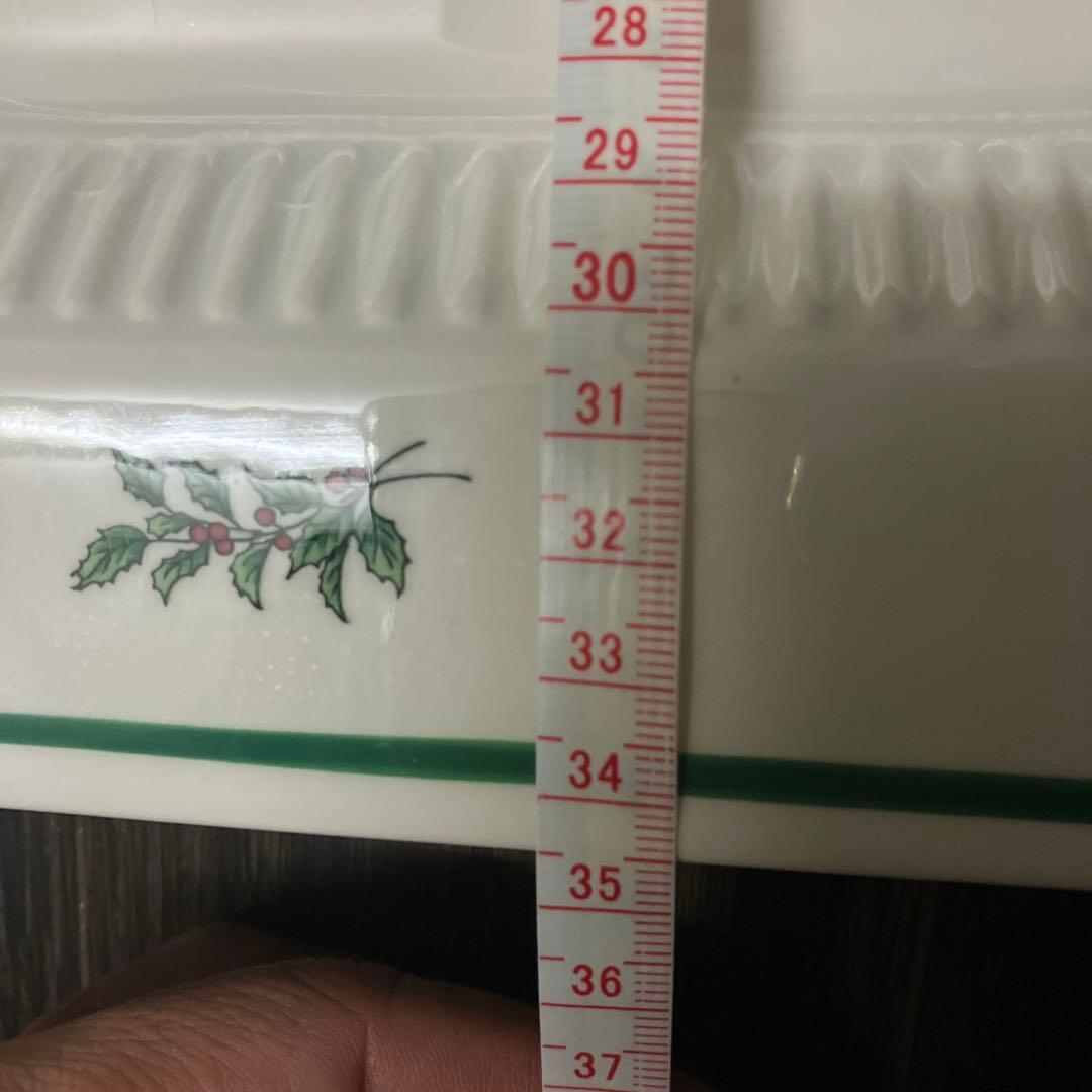 NIKKO コレクターズ食器　クリスマスツリー八角形プレート大皿★キングサイズ