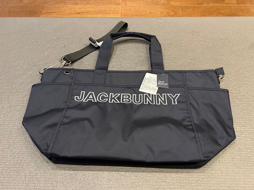 【新品タグ付き】ジャックバニー ゴルフ ボストンバッグ ネイビー