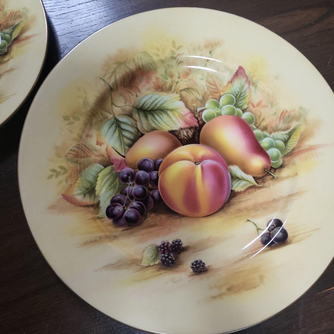 希少、廃盤エインズレイ　イギリス製オーチャードゴールド　お皿セット