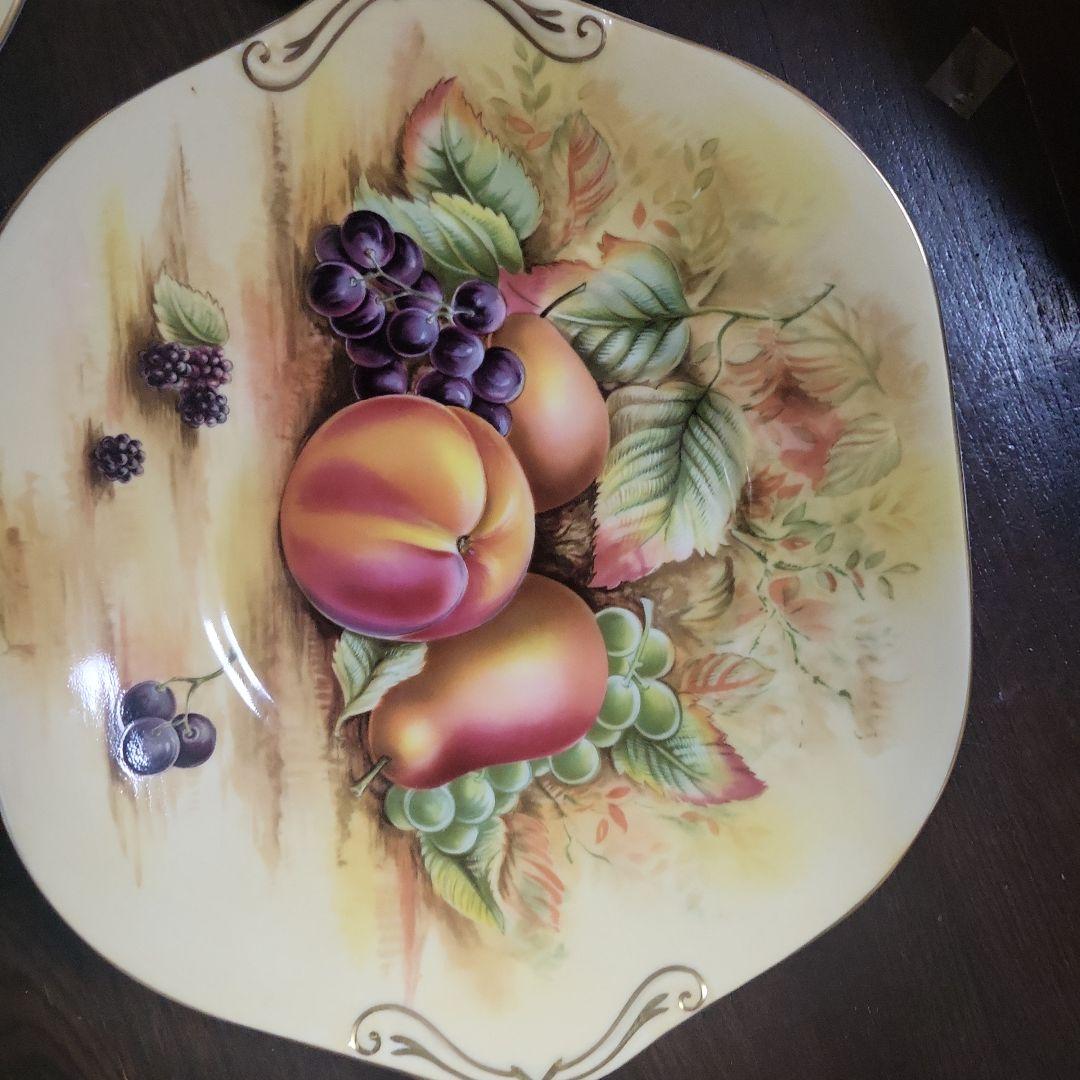 希少、廃盤エインズレイ　イギリス製オーチャードゴールド　お皿セット